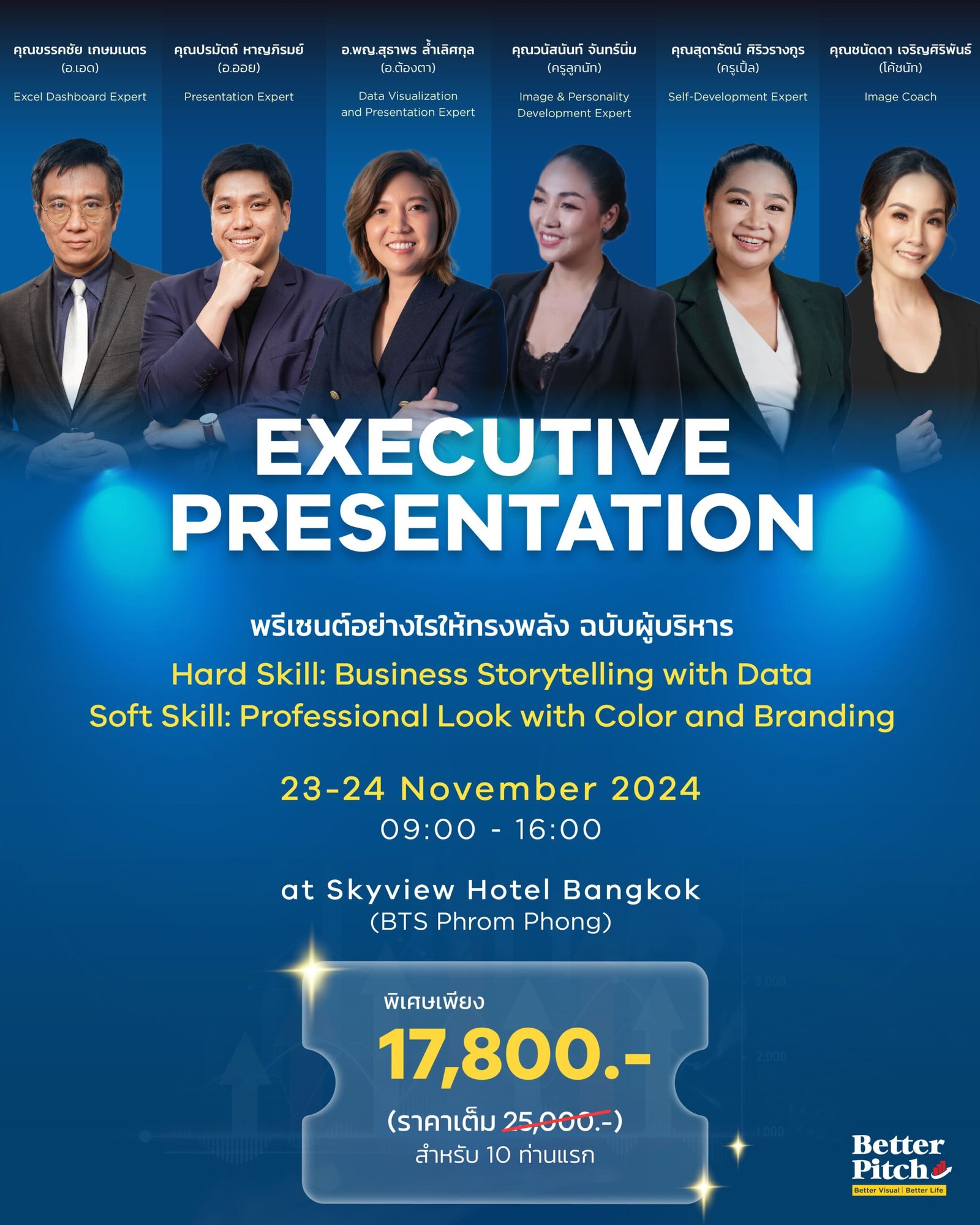 Workshop สำหรับผู้นำทางธุรกิจ ที่จะช่วย Transform ทุกมิติของ Presentation ทั้ง Hard Skill และ Soft Skill
